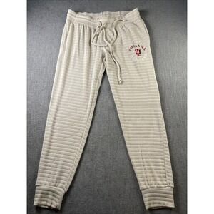 Liv Casual Indiana Hoosiers Lounge Pants Women's L Sleepwear Embroidered Ribbed